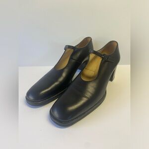 Freelance Jane Black Buckle Heels size 7